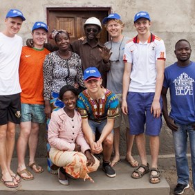 Gonzaga College Build Homes in Zambia